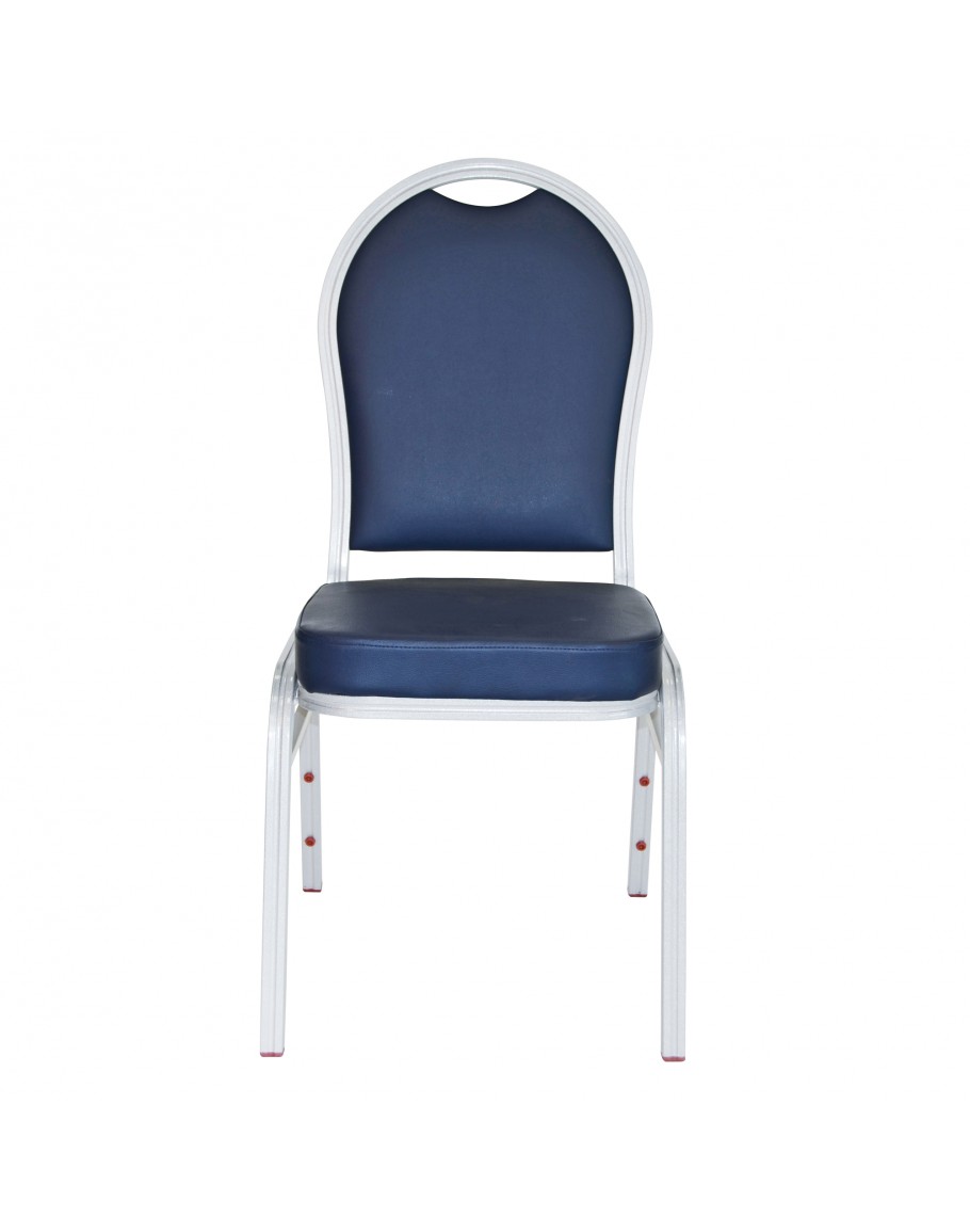 Stacking Banquet Chair, Navy Blue